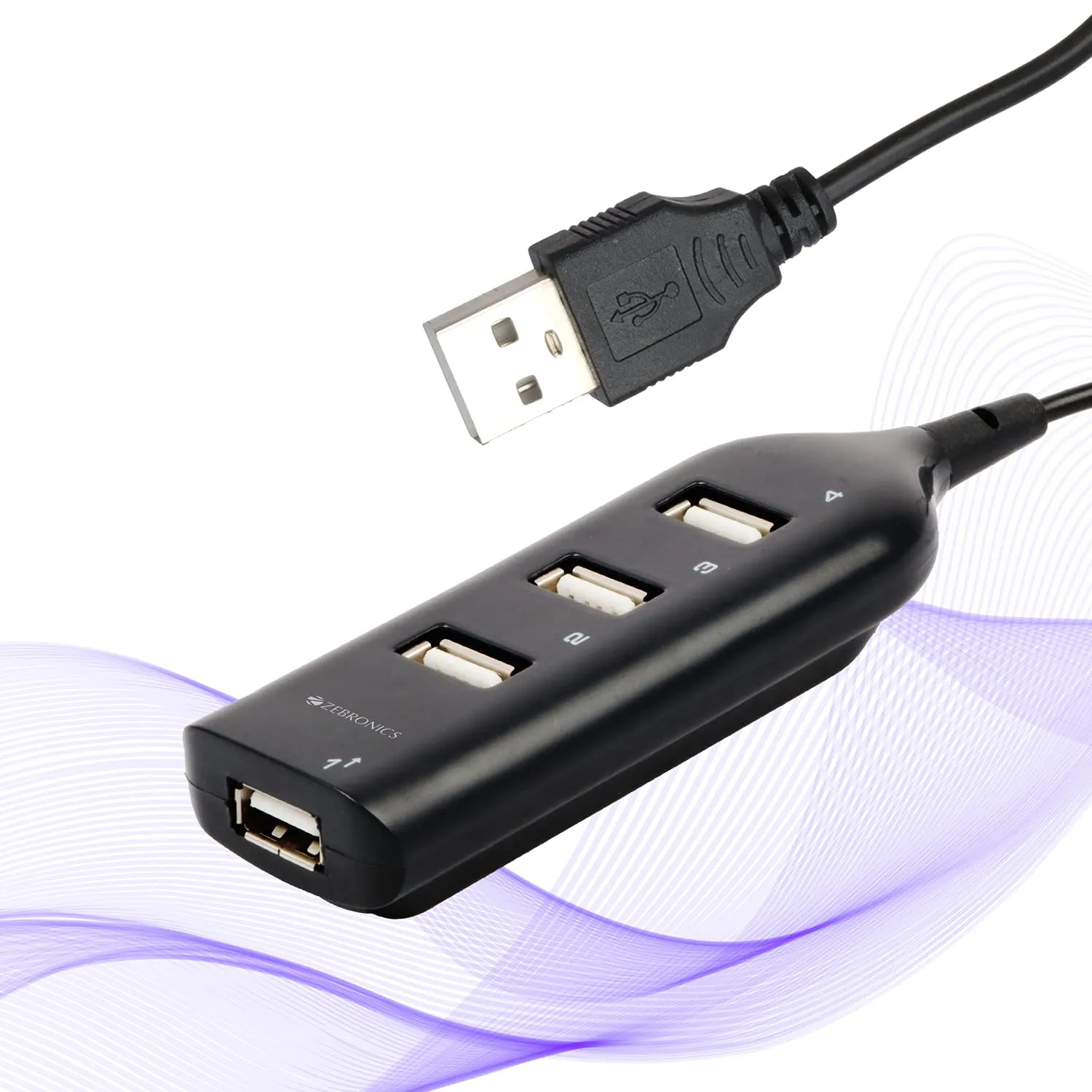 Zebronics Zeb-90HB 4 Port 2.0 USB HUB view 4
